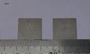 99.95% High Purity Tungsten W Metal Carved Element Periodic Table 20mm