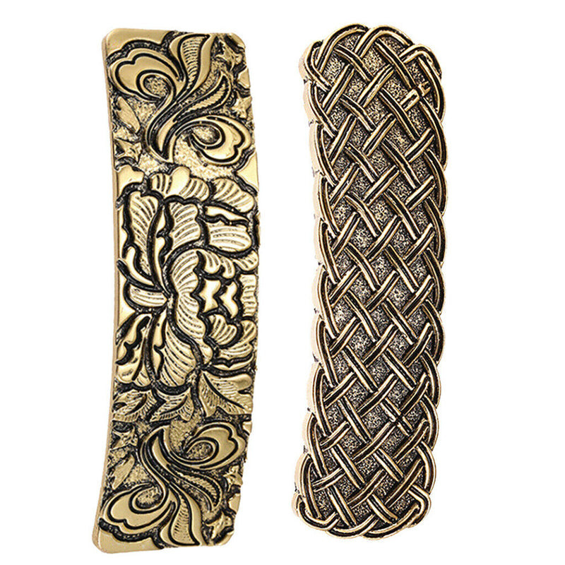 2x Celtic Viking Carved Hairpin Hair Clips