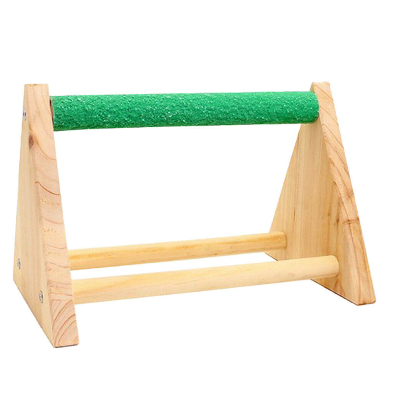 2pcs Wood Parrots Perch Platform Tabletop Cage