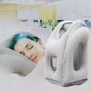 Inflatable Travel Pillow Airplane Neck Pillow and Head Support Pillow for S P1J2