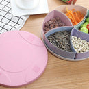 Home Compartment Dried Fruit Multi-Grain Candy Box Food Fruit Lunch Box Sto