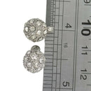 10x Clear Czech Crystal Disco Fireball Bling DIY Pendants Jewelry Craft 10mm