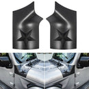 Black Cowl Body Armor Outer Cowling Corner Guard Cover for Jeep Wrangler JL