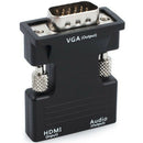 1080P HDMI Female to VGA Male Converter Adapter+Audio Cable Dongle 3.5mm Stereo