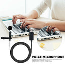 USB Clip Microphone Lavalier Omnidirectional Wired Speaker for Computer PC