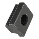 3/8-inch Steel T-Slot Nut Black Oxide Plated Grade 8.8 Tapped Through 8 pcs B1X4