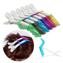 6pcs Salon Crocodile Hairpin Hair Clip Set For Styling Alligator Section Clamps