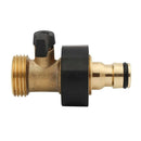 Male Brass Garden Hose  Connector 3/4 Inch Water Thread Hose Fitting NoW4O1