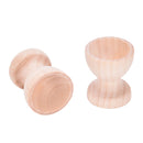 2x Egg Cup Holder Wooden Kitchen Dinning Table DIY Crafts Home Garden Decor MDLJ