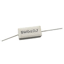 10x 5W Watt 0.1 Ohm 5% Ceramic Cement Power Resistors
