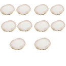 Pack of 10x Drink Coaster Cup Mat Crystal Imitation Agate Mat Nail Art Palettes