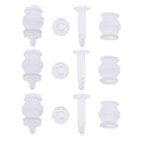 White Rubber Damping Balls w/ Anti-drop Pins Set for DJI Phantom 3 RC Drone