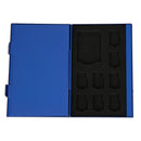 Portable Deck Aluminium Alloy 8TF + 4SD Memory Cards Storage Box Holder