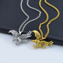 Fashion Eagle Pendants Design Necklace Gifts Jewelry Crafts Decorations 2pcs