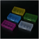 5 Colors in One Set Hard Plastic Case Holder Storage Box Rack for Battery 1 E2O1