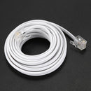 Phone male to male RJ11 Plug adapter cable 10-feet length for the fixed-lin