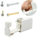 Disposable Safe No Pain Sterile Ear Stud Earring Stude Piercing Gun Piercer Tool
