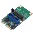 19/20-Pin USB 3.0 PCIE Card - USB Internal Header Expansion Card for Win XP