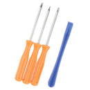 T6 T8 T10 Security Screwdriver Kit Set 4 in 1 Prying Repair Tools for Xbox 360 /
