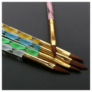 5 x Acrylic Nail Art UV Gel Carving Pen Brush Liquid Powder DIY