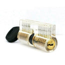 15x Transparent Practice Lock Tool Set Locksmith Training Unlock. Padlock Q8E9
