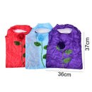 Multi-color Rose Flower Reusable Eco Bags Foldable Shopping Travel Grocery Ba ME