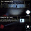 G700 LED Zoomable Flashlight X800 Military Lumitact Torch 18650 Battery Charger