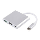 New Type-C to VGA PD USB C Hub Adapter Dock for Type-c Port Laptop Notebook