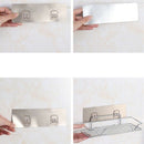 Double Layer Bathroom Organizer Stainless Steel Storage Shelf Kitchen Bathr