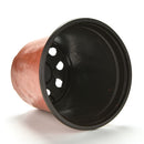 10X Mini Plastic Round Flower Pot Terracotta Nursery Planter Home Garden Decor L