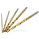 50Pcs/Set 1-3mm Titanium Coated HSS High Speed Steel Drill Bit For Woodworking