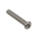 M8 x 45mm 304 Stainless Steel Phillips Machine Screw Bolt 5pcs