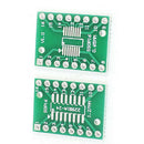 20Pcs Sop16 Ssop16 Tssop16 To Dip16 0.65/1.27Mm Ic Adapter Pcb Board U8C2