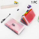 A6 File Bag Cute Color Mini Receipt Bill Bag Organizer Folder Holder Hot