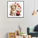 5D DIY Full Drill Diamond Painting Cross Stitch Embroidery (Love Dog)