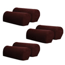 3 Pairs Stretch Polyester Sofa Armchair Slipcovers Couch Armrest Protector