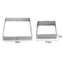 Adjustable Square Mousse Cake Mold Stainless Steel Dessert Baking Mould