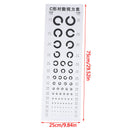 1PC Fashion Standardized C Eye Chart Visual Testing Chart for Pilot FT