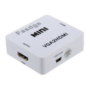 Fasdga VGA to HDMI Converter Adapter