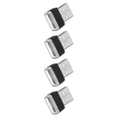 4pcs Mini USB LED Car Ambient Light Auto Interior Lighting Decorative Lamp A