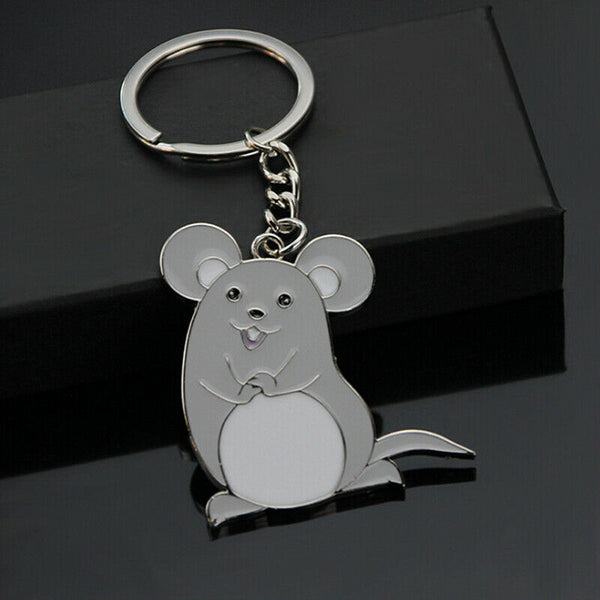 2020 Mouse Enamel Keyring Keychain Metal Key Holder Souvenir Bag Pendant Gi k Gw