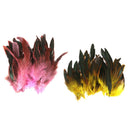 100Pcs Dyed Natural Chicken Rooster Feather Dress Hat Home Party Crafts
