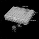 25pcs/box Plastic Industrial Sewing Machine Bobbins for Brother Janome DIY