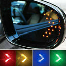 2x 14 SMD LED Car Rear View Mirror Lamp Side Turn Signal Indicator Lights Random