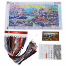 DIY Handmade Needlework Cross needle Set Embroidery Kit Precise Printed Gar