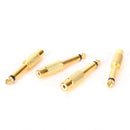 10pcs RCA Female jack to 6.35mm Mono Male Plug Audio Adapter Connector B ~S