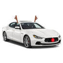 Car Reindeer Antlers & Nose - Window Roof-Top & Grille Rudolph Reindeer Jin E9P2