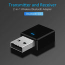Bluetooth 5.0 Receiver Transmitter 2 in 1 USB Wireless Audio Adapter Blueto