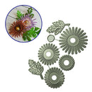 7pcs Flower Leaf Metal Cutting Dies DIY Embossing Stencils Scrapbooking Crafts
