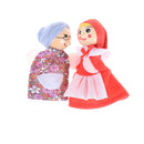 Little Red Riding Hood Story Play Game Finger Puppets Toys Set GiftB Cy